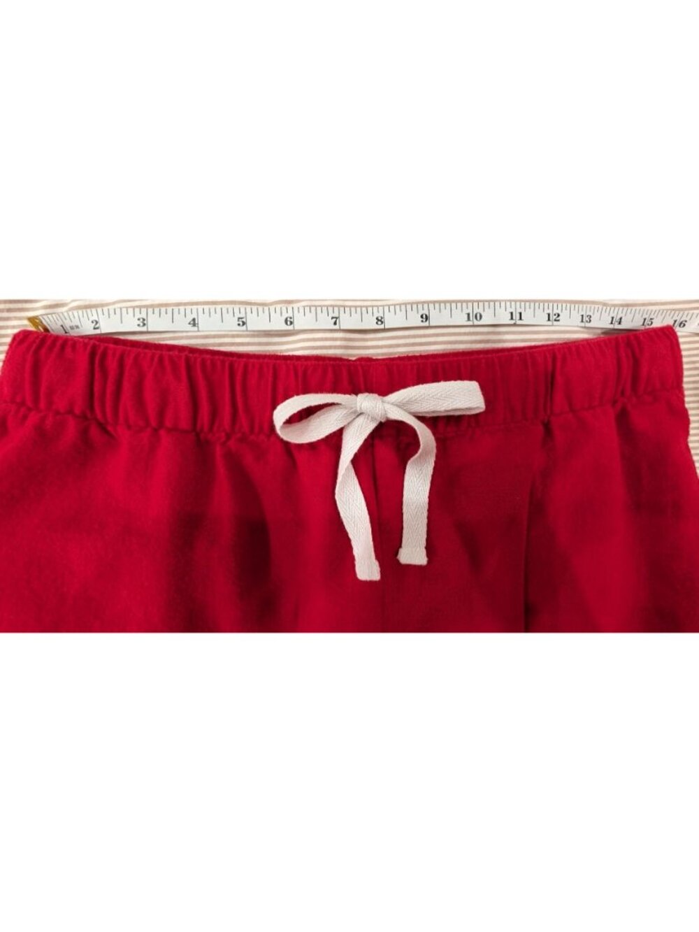 Petite Plume Red Cotton Flannel Pajama Set, Women Size Medium - Picture 11 of 16